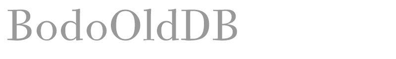 BodoOldDB