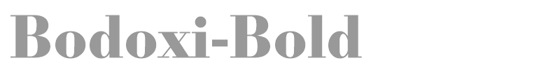 Bodoxi-Bold