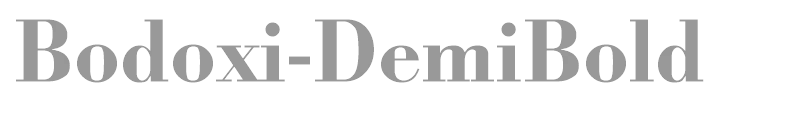 Bodoxi-DemiBold