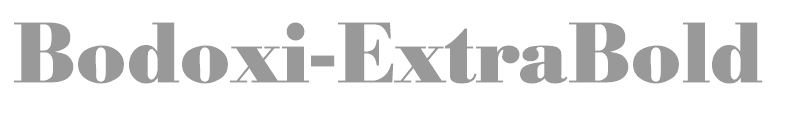 Bodoxi-ExtraBold