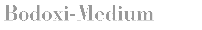 Bodoxi-Medium