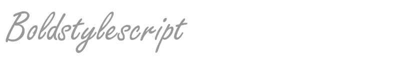 Boldstylescript