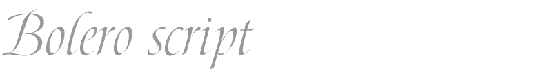 Bolero script