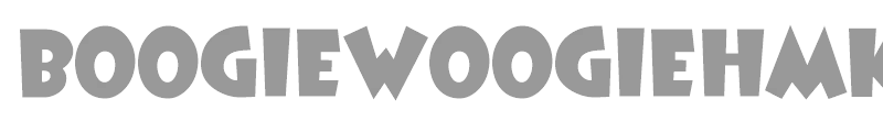 BoogieWoogieHmkBold