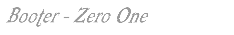 Booter - Zero One