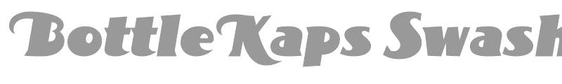 BottleKaps Swash Italic