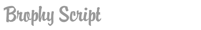 Brophy Script