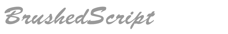 BrushedScript