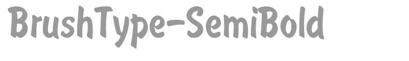BrushType-SemiBold