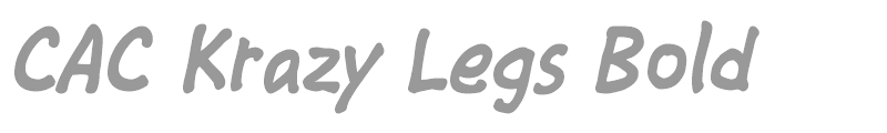 CAC Krazy Legs Bold