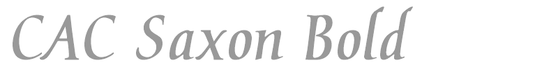 CAC Saxon Bold