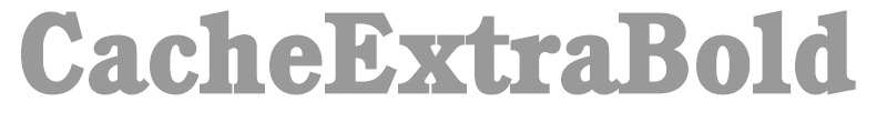 CacheExtraBold