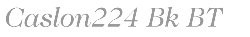 Caslon224 Bk BT