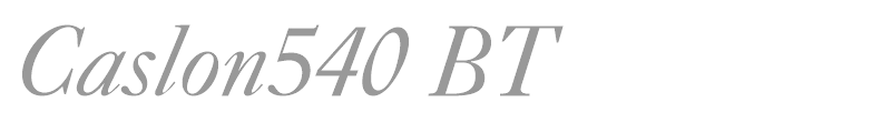 Caslon540 BT