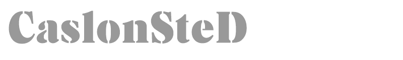 CaslonSteD