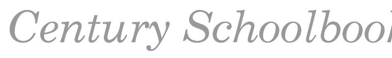 Century Schoolbook SSi