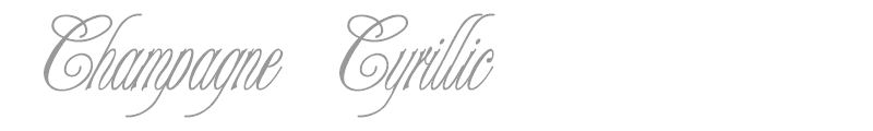 Champagne Cyrillic