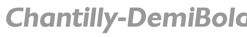 Chantilly-DemiBoldIta