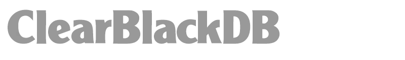 ClearBlackDB