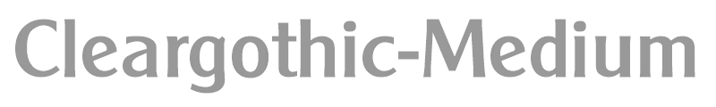 Cleargothic-Medium