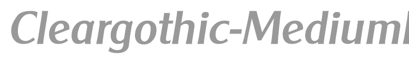 Cleargothic-MediumIta