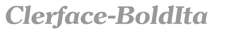 Clerface-BoldIta