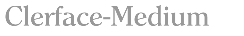 Clerface-Medium