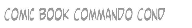 Comic Book Commando Cond