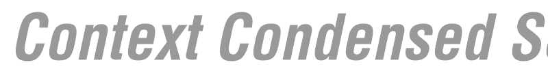 Context Condensed SSi