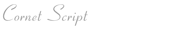 Cornet Script