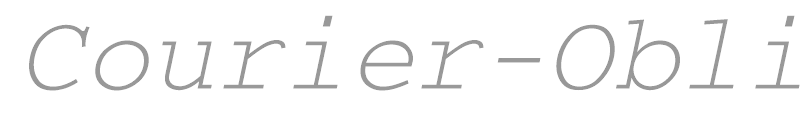 Courier-Oblique
