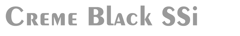 Creme Black SSi