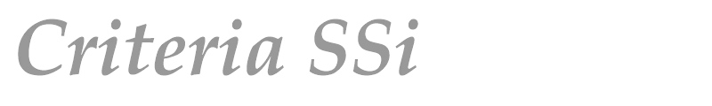 Criteria SSi