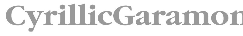 CyrillicGaramond