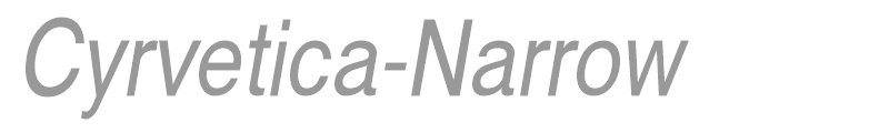 Cyrvetica-Narrow