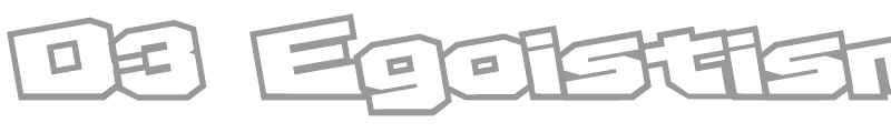 D3 Egoistism outline extra