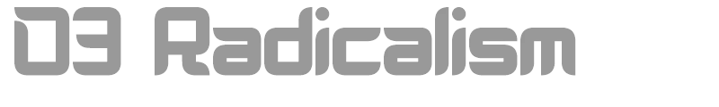 D3 Radicalism