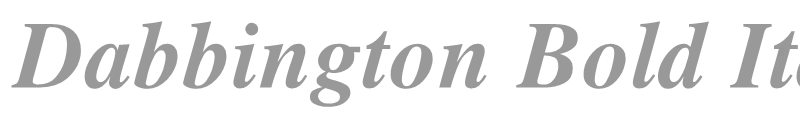 Dabbington PS-Italic