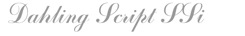 Dahling Script SSi