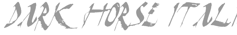 Dark Horse Italic