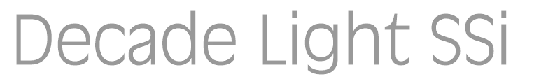 Decade Light SSi