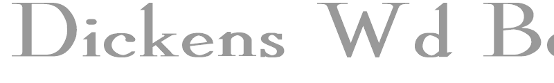 Dickens Wd Bold