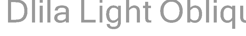 Dlila Light Oblique