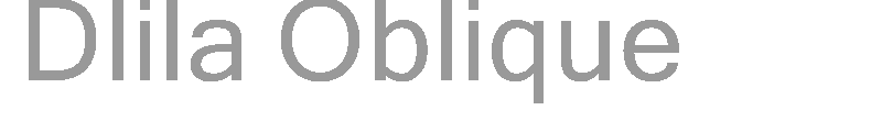 Dlila Oblique