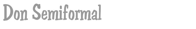 Don Semiformal