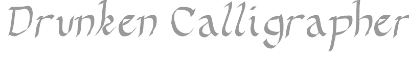 Drunken Calligrapher