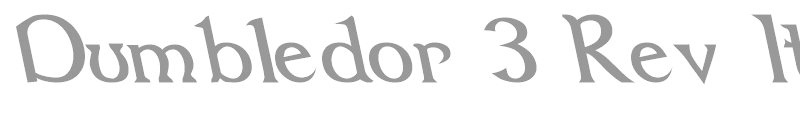Dumbledor 3 Rev Italic