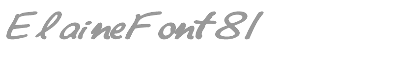 ElaineFont81