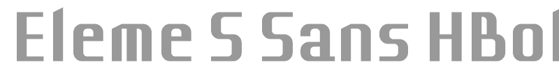 Eleme S Sans HBold