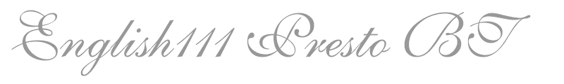 English111 Presto BT